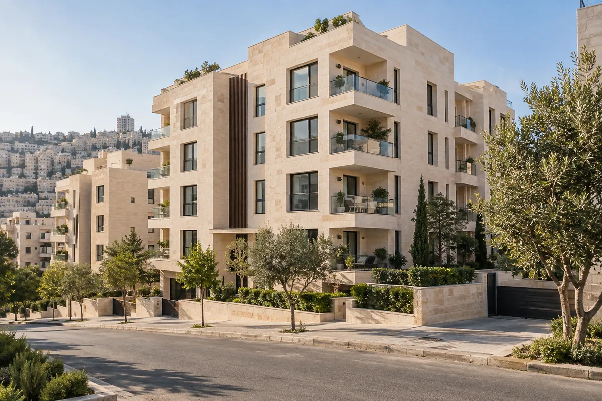 مبنى شقق سكنية حديث في عمّان